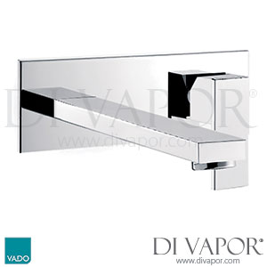 VADO NOT-109S-220-C/P Notion 2 Hole Basin Mixer Tap with 220mm Spout Spare Parts