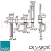 VADO NOT 132NS CP Mixer Spare Parts Diagram