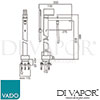VADO Not 133 K CP Spare Parts Diagram