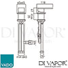 VADO NOT 142SL CP Spare Parts Diagram