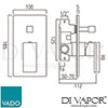 VADO NOT 147A CP Spare Parts Diagram