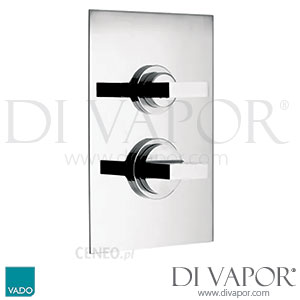 VADO NOT-148B/2-C/P Notion Concealed 2 Outlet, 2 Handle Shower Valve with Integrated Diverter Wall Mounted Spare Parts