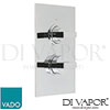 VADO NOT-148B3-TRIM-CP Spare Parts