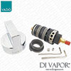 Vado NOT-RETROFIT/B Thermostatic Cartridge, Handle and Thermostop Ring for Notion not-148b Valves