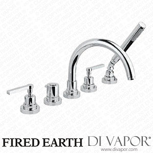 FIRED EARTH Novara Deck Mounted 5 Hole Bath Mixer (NOVDM5HBMC) Spare Parts