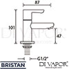 Bristan NR 1/2 E4 C GEN1 Spare Diagram