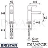 Bristan NR BASNW E4 C Mixer Spare Diagram