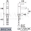 Bristan NR BASNW E6 C Mixer Spare Diagram