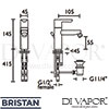 Bristan NR BID C GEN1 Mixer Spare Diagram