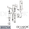 Bristan NR BSM C GEN1 Mixer Spare Tech Diagram