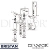 Bristan NR BSM E8 C GEN1 Mixer Spare Tech Diagram