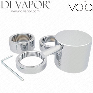 Vola NR24G-16 Chrome Diverter Control Handle