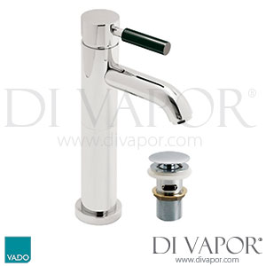 VADO Nuance Extended Basin Mixer Tap Clic-Clac Waste Spare Parts