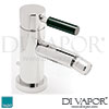 VADO Nuance Bidet Mixer Single Lever Tap Pop-Up Waste Spare Parts