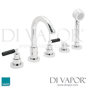 VADO NUA-135-3/4-C/P Nuance 5 Hole Bath Shower Mixer Spare Parts
