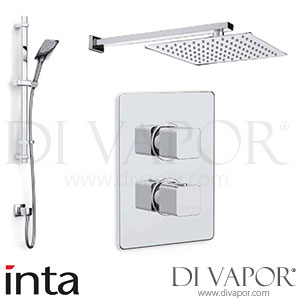 Inta NULO21 Nulo Thermostatic Dual Outlet Concealed Mixer Shower w/ Overhead Arm and Slide Rail Kit Spare Parts