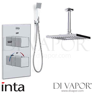 Inta NULO22 Nulo Thermostatic Dual Outlet Concealed Mixer Shower with Ceiling Arm and Rinse Station Spare Parts