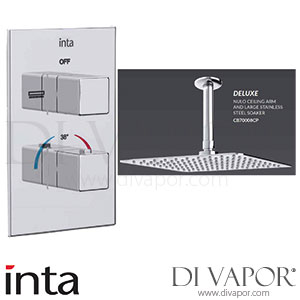 Inta NULOD13 Nulo Thermostatic Deluxe Concealed Mixer Shower with Ceiling Arm and Soaker Spare Parts