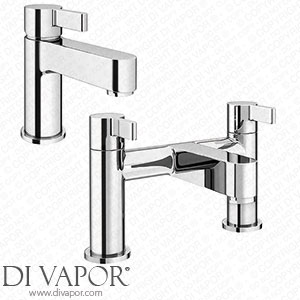 Victorian Plumbing Nova Modern Tap Package (Bath + Basin Tap) - NVPK Spare Parts