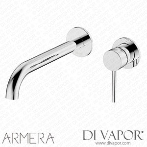 Armera OC.113.7 Oculus Wall Mounted Basin Mixer Stainless Steel Spare Parts