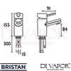 Bristan OL 1HBF C GEN1 Spare Diagram