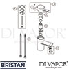 Bristan OL 1HBF C GEN1 Spare Tech Diagram