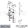 Bristan OL BSM C GEN1 Mixer Spare Tech Diagram