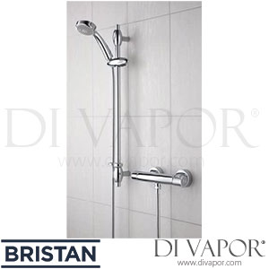 Bristan OL SHXSMFF C Oval Exposed Bar Shower Valve with Kit Spare Parts