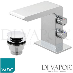 VADO OMI-100M/CC-C/P Omika Mini Mono Basin Mixer with Universal Waste Spare Parts