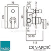 VADO OMI 147A CP Spare Parts Diagram