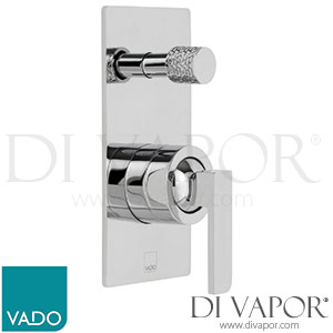 VADO OMI-147A-C/P Omika 2 Outlet Single Lever Concealed Manual Valve with Diverter Shower Spare Parts