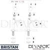 Bristan ON HNK C CD Spare Parts Diagram