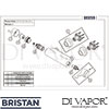 Bristan OP SHXVO ISOL EL C Spare Tech Diagram