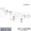 Bristan OP THBF DMH C Spare Tech Diagram