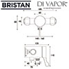 Bristan OP TS3650 CL C Opac Concealed Shower Valve with Lever Handle Mixer Chrome Plated