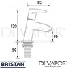 Bristan OR 1 2 E6 C GEN1 Spare Diagram