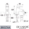 Bristan OR BAS E4 C Spare Diagram