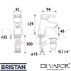 Bristan OR BAS E6 C Spare Diagram
