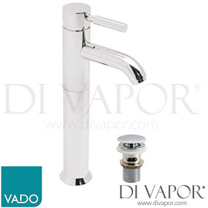 VADO ORI-100E/CC-C/P Origins extended Mono Basin Mixer Single Lever with Clic-clac Waste Spare Parts