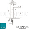 VADO orI 100ESB CP Mixer Spare Parts Diagram