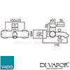 VADO orI 123 CP Mixer Spare Parts Diagram