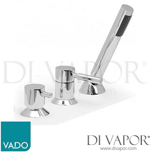 VADO ORI-132/NS-C/P Origins 3 Hole Bath Shower Mixer Single Lever Deck Mounted Spare Parts