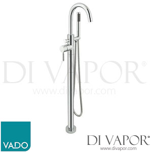VADO ORI-133-C/P Origins Bath Shower Mixer with Shower Kit Single Lever Floor Mounted Spare Parts
