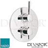 VADO ORI-148C-3/4-C/P Origins 1 Outlet 2 Handle Concealed Thermostatic Shower