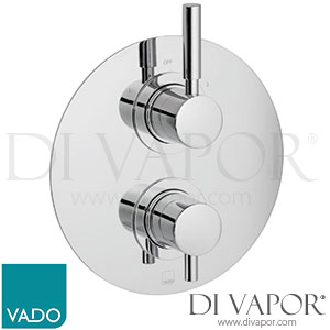 VADO orI-148D/2-C/P DX Origins 2 Outlet 2 Handle Concealed Thermostatic Valve Shower Spare Parts