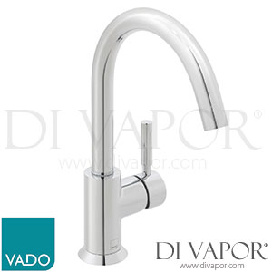 VADO ORI-150S-C/P Origins Mono Kitchen Mixer Single Lever Deck Mounted with Swivel Spout Spare Parts
