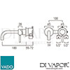 VADO orI 209SA CP Mixer Spare Parts Diagram
