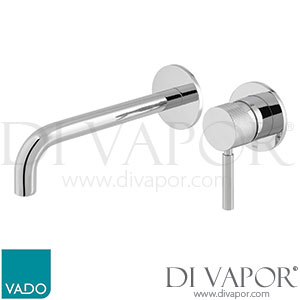 Vado ORI-209S/A-CPK Knurled Accents Slimline Wall Mounted Basin Mixer Spare Parts