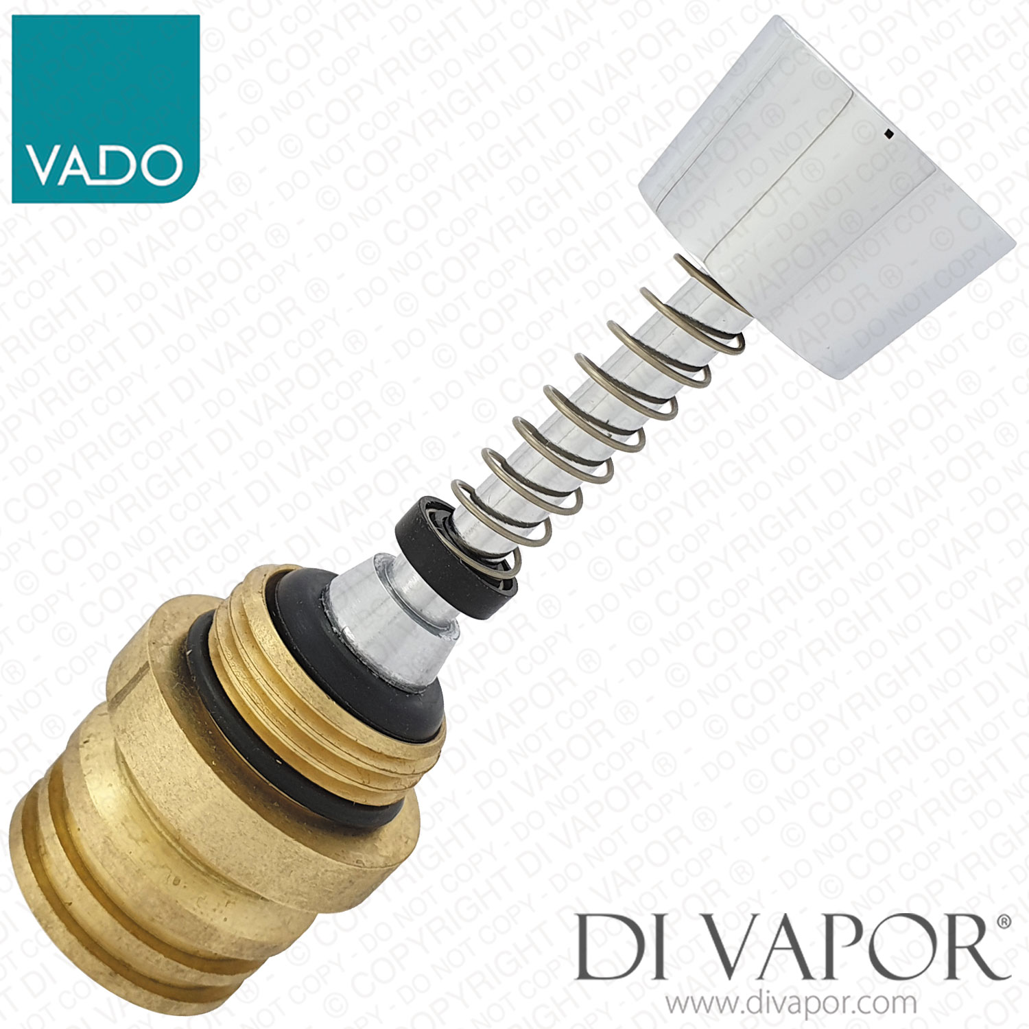 Vado ORI-233-DIVERTER-CP Diverter and Knob Assembly