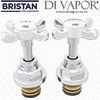 Bristan Tap Cartridges Handles Pair for 1901 Trinity Bath Taps